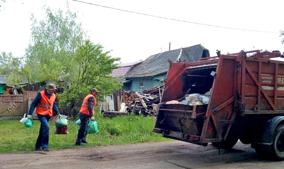 Вывоз мусора из частного дома в Троицке в октябре