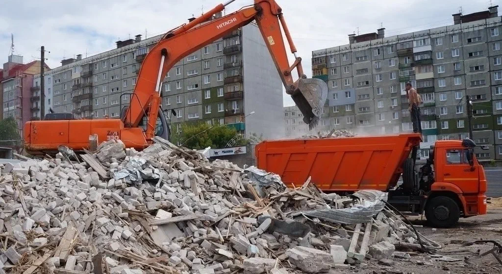 Профессиональный вывоз строительного мусора в Троицке в октябре